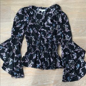 Max Studio Bell Sleeve Blouse